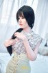 161 cm tall D cup silicone sex doll a beautiful oriental girl with jet black long hair
