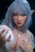C Cup Anime Sex Doll Cat Girl Flat Chest Sex Doll 166 Doll Irontech Silicone Love Dolls