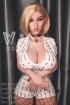 155cm L Cup Blonde Big Wave Royal Sister Realistic Sex Doll TPE Material