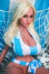 155cm L Cup Gray Hair Soccer Babe Realistic Sex Doll