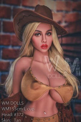 155cm L cup blonde European and American girl TPE lifelike sex doll