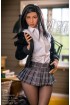 WM DOLL 160cm A Cup Uniform Girl TPE Japanese sex doll