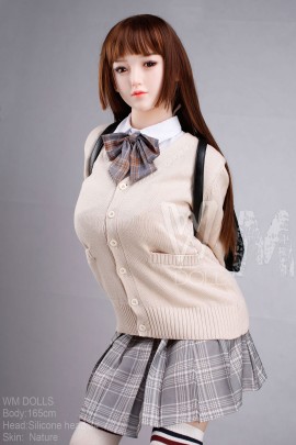 165cm D cup student uniform virgin girl life size love doll TPE material