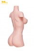 Adalbert 95cm Irontech Doll Torso Masturbator silicone sex dolls with F-cup, incl. gel - breast