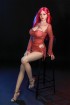 168cm D Cup COSDOLL silicone doll red-haired beautiful girl Marian