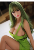 Mariana E-cup green hair TPE sex doll 158cm doll