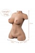 Jiaolica Realistic Life Size Sex Doll Torso 17KG Sucking Vibrating Sexy Toy Male Masturbator